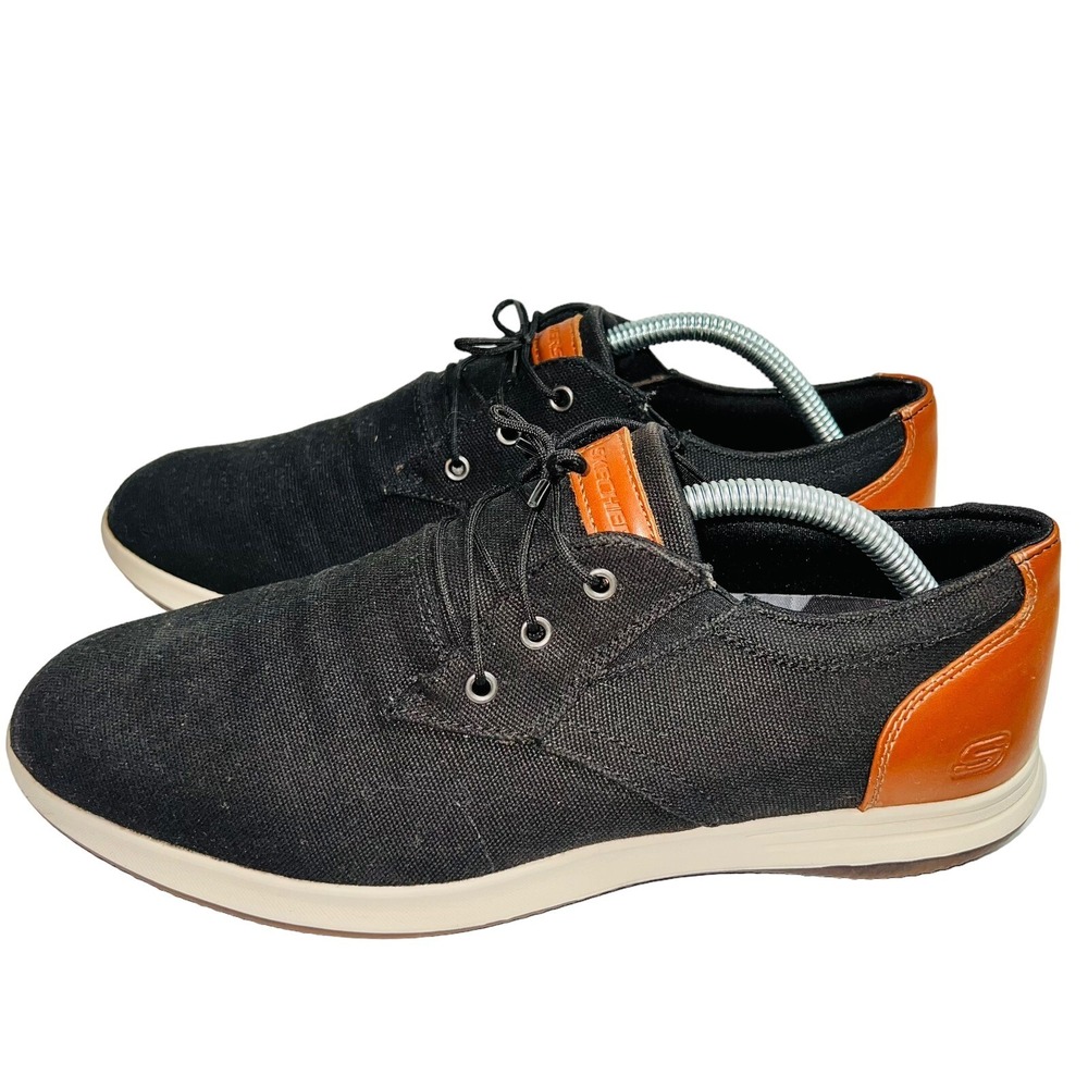 Skechers Darlow Remego Men's Lace Up Oxford Shoes 204092 Size 9.5 Black Brown